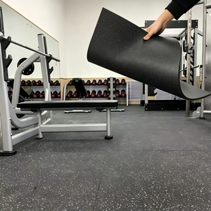 Tapis de sol emboîtables pour salle de sport, absorption des chocs, antidérapants, réduction du bruit, tapis d'exercice pour la protection des équipements de fitness à domicile - Product Image 2