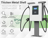 Station de charge DC Ccs Ev 64A 40kw 2 pistolets GBT CCS2 pour appartements centres commerciaux hôpitaux supermarchés chargeur DC EV