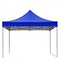 Carpa de Playa Grande para Exteriores, 6x3, con Estructura Metálica, Techo de Lona, Distancia entre Paredes de 5m, Paredes Laterales de Tela, para Publicidad, Eventos, en Venta
