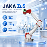 Bras robotisé collaboratif à 6 axes JAKA Zu5, charge utile de 5 kg, portée de 954 mm, pour l'assemblage, le prélèvement et le placement, l'emballage et la palettisation