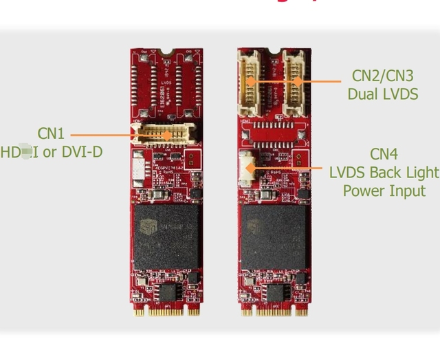 Innodisk M.2 to Single  or DVI-D Module Convertor Board EGPV-1101 Vs EPGV-1011 4K UHD  FHD