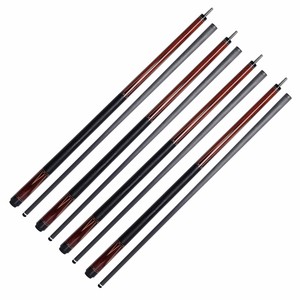 Cueelf <span class=keywords><strong>Cocobolo</strong></span> con empuñadura de cuero de lagarto de ébano Taco de billar de alta calidad de 58" - Product Image 2