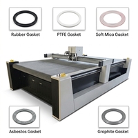 Máquina de Corte Digital de Alta Precisión para Juntas de Goma Industriales, PTFE, Mica, Grafito, Cortadora CNC de Juntas con Alimentación Automática