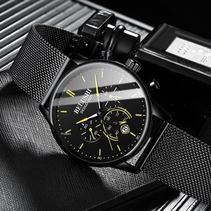 Beros người đàn ông của thép không thấm nước ban nhạc thạch anh xem Chronograph sáng thời trang xem với <span class=keywords><strong>Analog</strong></span> hiển thị cho thương mại nước ngoài - Product Image 3