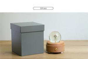 Altavoz Bluetooth con Bola de Cristal de Diente de León Preservado, Flor Eterna Real en <span class=keywords><strong>Esfera</strong></span> de Resina Epoxi con Luz LED de Colores sobre Base de Madera - Product Image 6