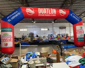 Lengkungan tiup dengan mulai menyelesaikan spanduk garis dan peniup kuat balon Archway balap luar ruangan promosi iklan - Product Image 6