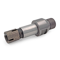 Adaptateur de manchon en aluminium M12 NPT 1/2 pouce pour gaz avec filetage inversé pour outils de traitement de pierre CNC et à bras radial - Vente en gros
