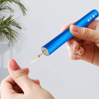 Machine à ongles électrique rechargeable en acier inoxydable, portable, sans fil, légère, professionnelle, pour le polissage des ongles