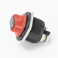 200A 12V-32V on OFF interrupteur de déconnexion de batterie principale bouton noir interrupteur de coupure d'isolateur de puissance robuste pour voiture camion marin