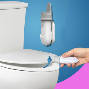 SUNNUO, elevador de tapa de inodoro sin contacto de alta calidad, nuevo diseño, cerradura de seguridad para puerta de gabinete, asiento de inodoro, elevador de manija antisuciedad - Product Image 3