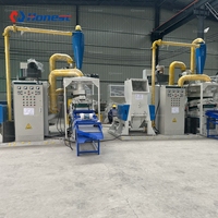 Machine granulatrice de cuivre à fonctionnement stable pour la séparation des fils mélangés usagés, avec une production de cuivre de haute pureté, pour usine de recyclage