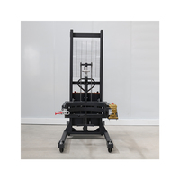 Empileur semi-électrique de tambour de levage de tambour d'huile de Haizhil avec la pince de tambour d'inclinaison et tournante de 180 degrés