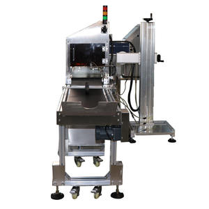 Machine de marquage laser UV à pagination automatique haute vitesse avec inspection visuelle et rejet automatique des codes QR pour bouchons de bouteilles - Product Image 3