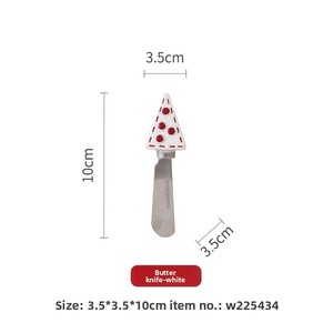 Juego de vajilla de cerámica estilo nórdico con diseño de Papá Noel, plato, tazón, tarro hermético en relieve para condimentos, estilo occidental. - Product Image 2