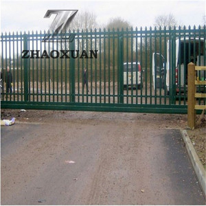 Porte coulissante de porte de clôture enduite de <span class=keywords><strong>PVC</strong></span> galvanisée électrique Offre Spéciale - Product Image 6
