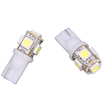 TCYATO T10 2835 3030 5SMD 12V 2W Bombilla LED para Matrícula y Direccional, Decodificación No Polarizada, Ancho Pequeño, Nueva, Canbus, 1 Año de Garantía