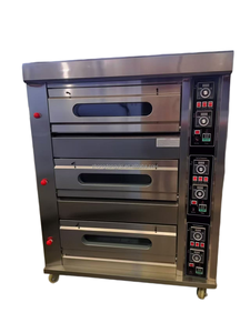 Baking Shop Equipment Stone Deck Oven <b>Electric</b> Toaster Bakery Machine Deck Oven With <b>Steamer</b> Bakery - Product Image 6