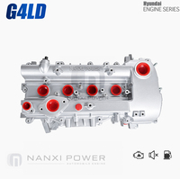 Nuovo Motore G4LD 1.4T Benzina Euro 6 103kW Long Block per Elantra Lafesta Ix35 K3