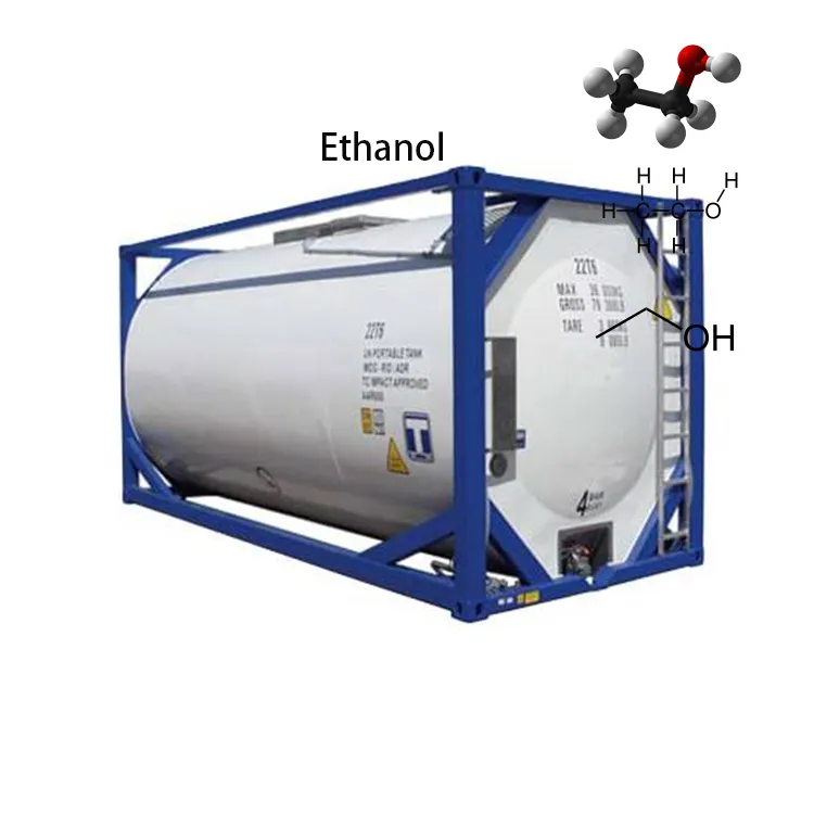Fabrika yüksek kalite 99% 95% mutlak etanol/alkol/alkol denatüre/etil etanol