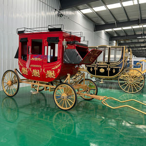 Carruaje de <span class=keywords><strong>Boda</strong></span> Real Personalizado, Carroza Eléctrica Clásica de Lujo de Hierro, Vagoneta <span class=keywords><strong>para</strong></span> Paseos Turísticos - Product Image 5
