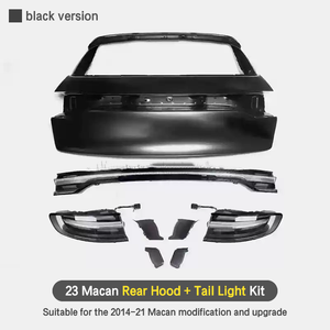 Kit de pare-chocs avant pour <span class=keywords><strong>Porsche</strong></span> <span class=keywords><strong>Macan</strong></span> 95B (2014-2021), mise à niveau vers le style <span class=keywords><strong>2023</strong></span>, matériau PP avec calandre et cadres de phares antibrouillard - Product Image 4
