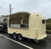 Camion à café mobile Camion à nourriture, remorque de cuisine mobile