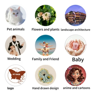 Haomi gran oferta Unisex personalizado pupila Iris ojo collar nueva <span class=keywords><strong>pareja</strong></span> cristal - Product Image 4