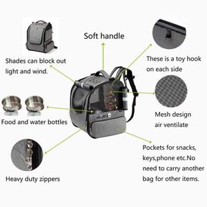 Muestra gratuita: Bolsa de transporte transpirable de malla aprobada para avión, para mascotas, pájaros, loros, jaulas para animales, mochila transportadora de aves - Product Image 6