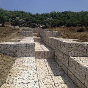 Matelas en gabion en acier à double torsion (matelas <span class=keywords><strong>Reno</strong></span>) pour la stabilisation des pentes et le contrôle de l'érosion - Product Image 4