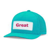 Gorra de béisbol personalizada Golf Polo Style Performance Sombreros Gorras Golf PVC Patch Gorras