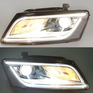 用于奥迪Q5前灯的LED头灯组件2009-2012年汽车零件2013-2018
