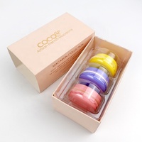 Emballages cadeaux avec 3 tiroirs à personnaliser, mini boîtes en papier pour cookies macarons