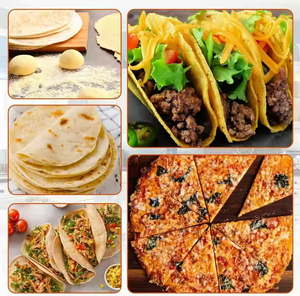 Machine industrielle automatique de fabrication de tortillas avec moteur en acier inoxydable 304, capacité de 30 pièces/min - Product Image 2