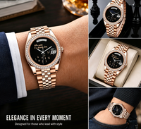 Qui s'en soucie ? Je suis déjà en retard. Montre-bracelet étanche avec mouvement mécanique automatique Miyota 8285, cadran personnalisé et verre saphir.