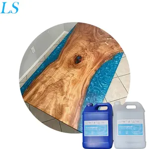 Resina epoxi liquida cristalina para pegamento ab pegamento para la fundicion de madera epoxi y mesa de epoxi