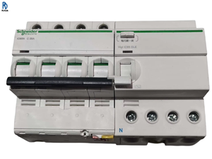 IC65N 4P C25A+VEA เบรกเกอร์กระแสไฟตกค้าง RCCB สวิตช์ป้องกันไฟรั่ว ป้องกันไฟเกิน ป้องกันไฟลัดวงจร E - Product Image 1