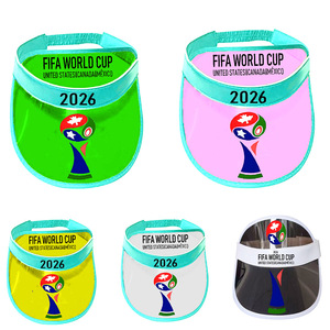Chapeau d'été à large bord imprimé encre, réglable, à dessus ouvert, avec drapeau aux couleurs des États-Unis et du Canada, modèle 2026 - Product Image 1