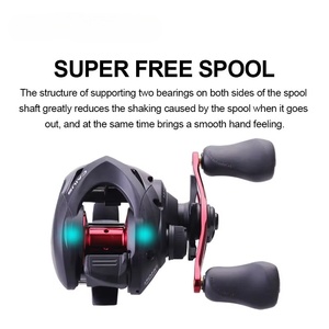 Pour HAGANE BODY Infinity système de freinage 7.2:1 rapport 150HG/151HG Caius Baitcasting moulinets moulinets de pêche en alliage d'aluminium plastique - Product Image 5