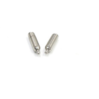 Plongeur à bille à ressort haute précision en acier inoxydable 304 316 avec corps et pointe sphérique longue, embout hexagonal M3 M4 M5 M6 M8 M10