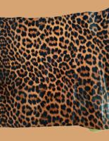 Tissu en cuir PU PVC imprimé léopard gaufré pour ameublement, vêtements, sièges de voiture et décoration