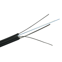 Kabel Serat Optik FTTH Indoor Outdoor 2 Hilos Self-support, Kabel Drop Single Mode FTTH GJYXCH/GJYXFCH 2KM Harga