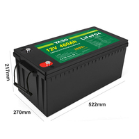 Pack de batterie solaire 12v 460Ah 400Ah au lithium, entièrement personnalisable, usine de Shenzhen