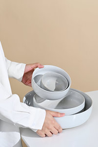 <span class=keywords><strong>Assiette</strong></span> Plate Céramique Grès <span class=keywords><strong>Porcelaine</strong></span> Style Coréen Campagne Botanique Rustique Concise pour Hôtel <span class=keywords><strong>ou</strong></span> Maison, Service de Table - Product Image 6