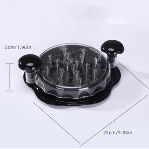 Syh195 Trituratore per Carne BBQ Durevole e Trasparente, Trituratore Manuale per Pollo con Coperchio Trasparente per Utensili da Cucina - Product Image 2