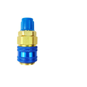 ठोस पीतल r134a त्वरित कनेक्टर एडाप्टर एडाप्टर हैवीएसी कई गुना गेज प्रशीतन एयर कंडीशनर फिटिंग - Product Image 6