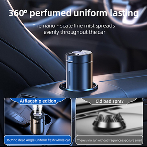 Edelstahl Auto Elektronischer Aromatherapie-Diffusor mit Ätherischem Öl <span class=keywords><strong>Mini</strong></span> Lufterfrischer & Luftbefeuchter - Product Image 3