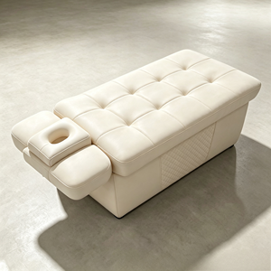 Fauteuil de lavage et de soin capillaire en similicuir PU avec fonction massage pour salon de coiffure et spa - Product Image 5
