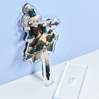Support de table léger en acrylique transparent imprimé UV personnalisé, motif dessin animé Kpop Anime Girl, écologique