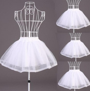 Vente directe Lolita <span class=keywords><strong>Tulle</strong></span> filles Tutu Cancan jupe <span class=keywords><strong>jupon</strong></span> pas de cerceau enfant en bas âge jupons <span class=keywords><strong>robe</strong></span> enfants une couche dentelle <span class=keywords><strong>jupon</strong></span> - Product Image 3
