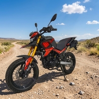 Nouvelle moto tout-terrain 250cc CDI avec roues mécaniques, idéale pour l'aventure, excellent rapport qualité-prix